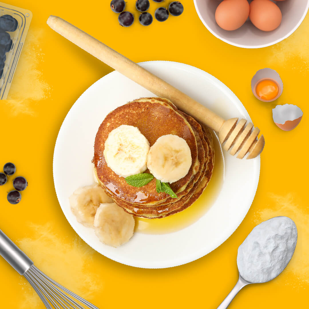 Gluten-Free Banana Flour Pancakes